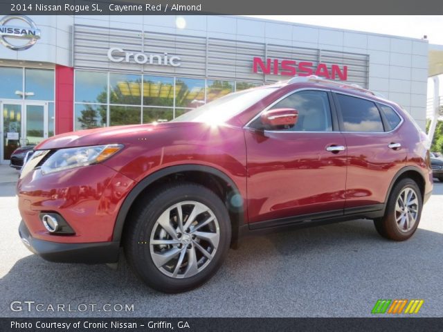 2014 Nissan Rogue SL in Cayenne Red