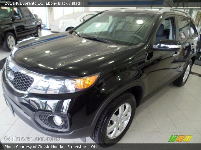 2011 Kia Sorento LX in Ebony Black