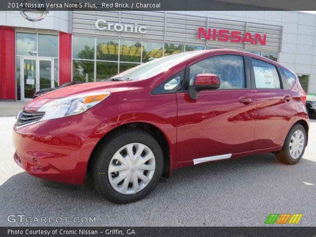 2014 Nissan Versa Note S Plus in Red Brick