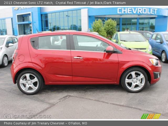 2013 Chevrolet Sonic LTZ Hatch in Crystal Red Tintcoat