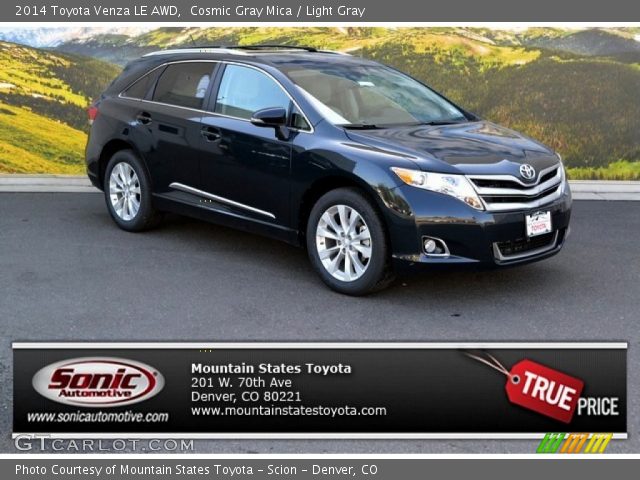 2014 Toyota Venza LE AWD in Cosmic Gray Mica
