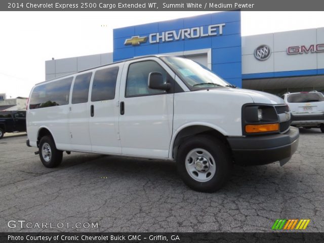 2014 Chevrolet Express 2500 Cargo Extended WT in Summit White