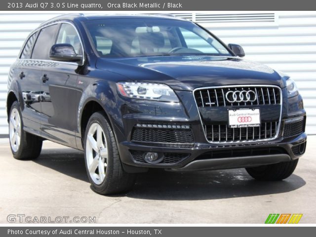 2013 Audi Q7 3.0 S Line quattro in Orca Black Metallic