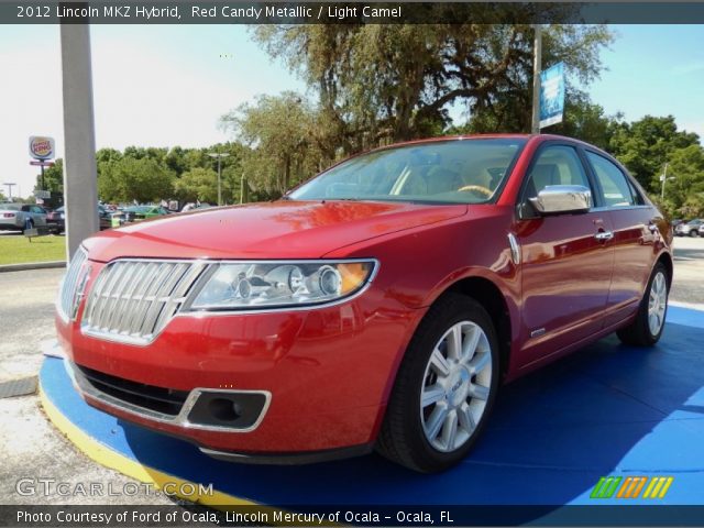 2012 Lincoln MKZ Hybrid in Red Candy Metallic