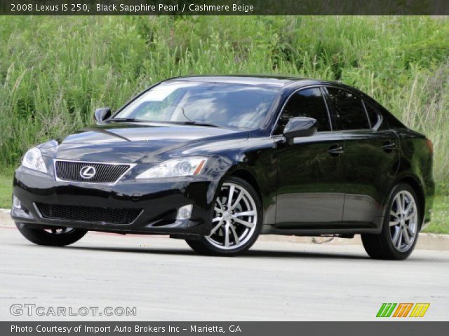 2008 Lexus IS 250 in Black Sapphire Pearl