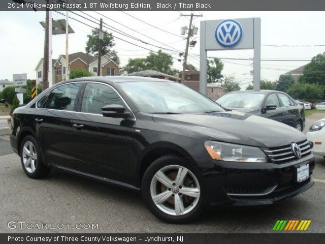 2014 Volkswagen Passat 1.8T Wolfsburg Edition in Black