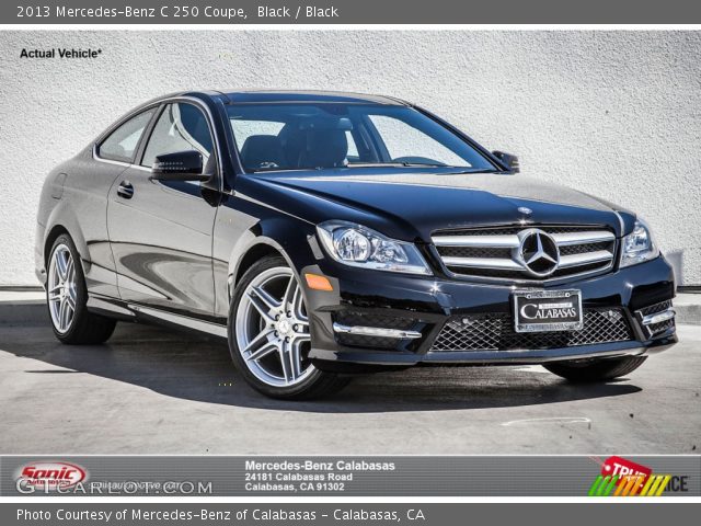 2013 Mercedes-Benz C 250 Coupe in Black