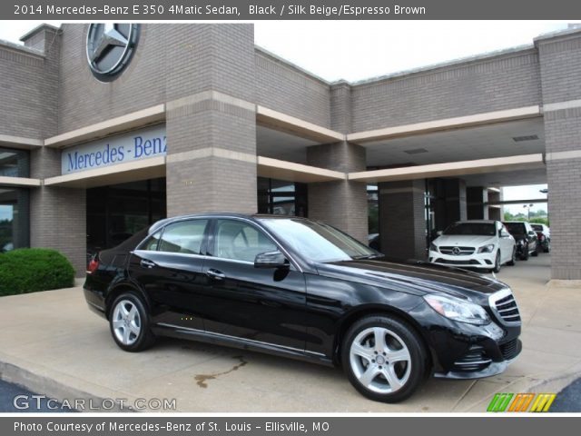 2014 Mercedes-Benz E 350 4Matic Sedan in Black