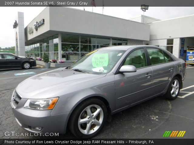 2007 Hyundai Sonata SE V6 in Steel Gray