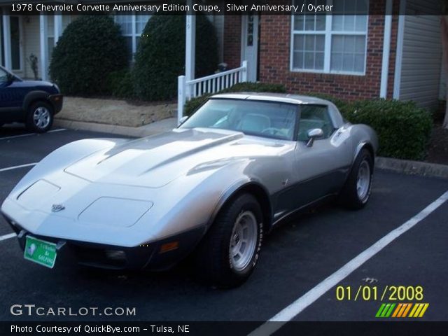 1978 Chevrolet Corvette Anniversary Edition Coupe in Silver Anniversary