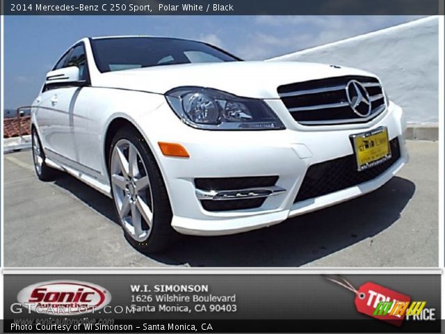 2014 Mercedes-Benz C 250 Sport in Polar White