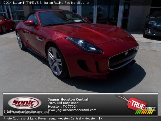 2014 Jaguar F-TYPE V8 S in Italian Racing Red Metallic