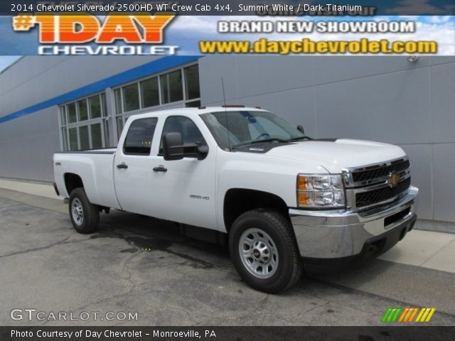 2014 Chevrolet Silverado 2500HD WT Crew Cab 4x4 in Summit White