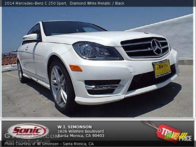 2014 Mercedes-Benz C 250 Sport in Diamond White Metallic