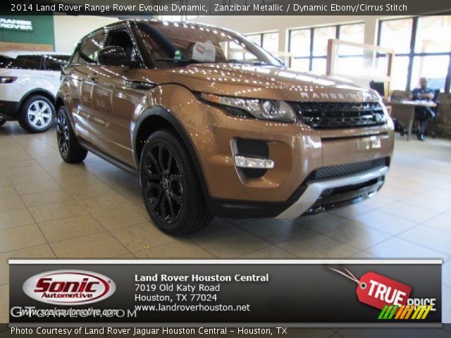 2014 Land Rover Range Rover Evoque Dynamic in Zanzibar Metallic