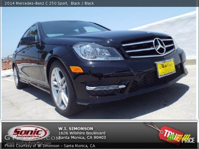 2014 Mercedes-Benz C 250 Sport in Black