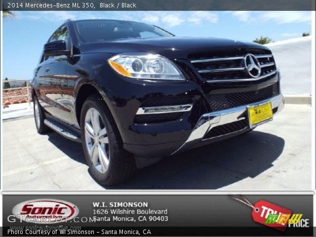 2014 Mercedes-Benz ML 350 in Black