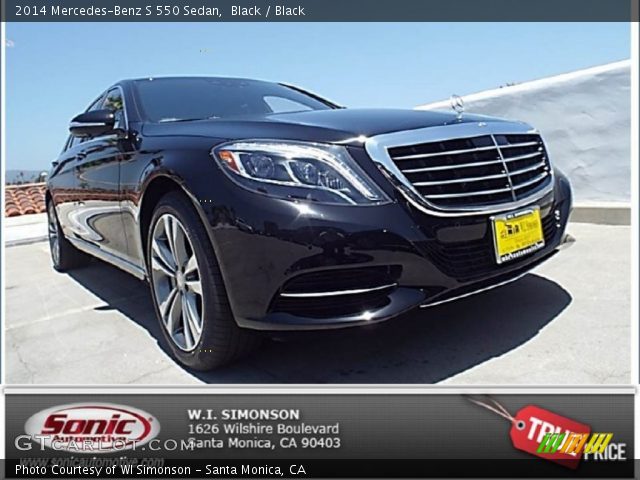 2014 Mercedes-Benz S 550 Sedan in Black