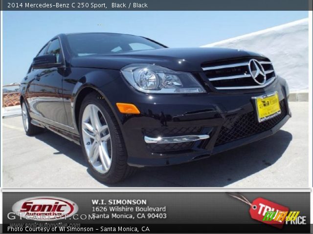 2014 Mercedes-Benz C 250 Sport in Black