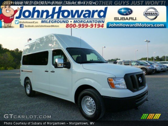 2014 Nissan NV 3500 HD S High Roof in Glacier White