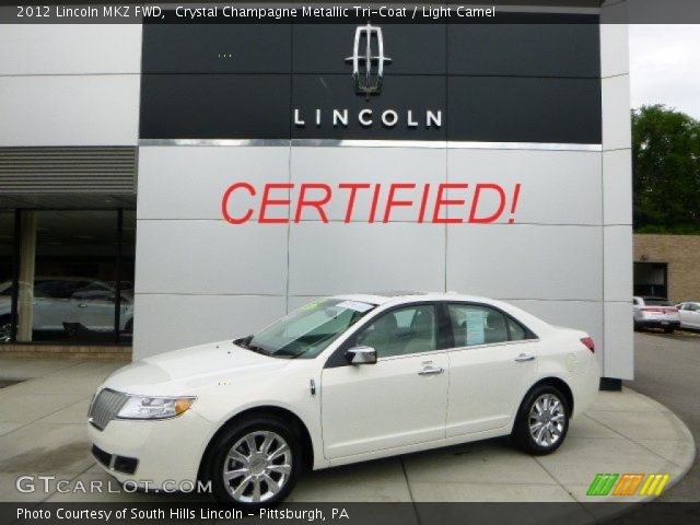 2012 Lincoln MKZ FWD in Crystal Champagne Metallic Tri-Coat
