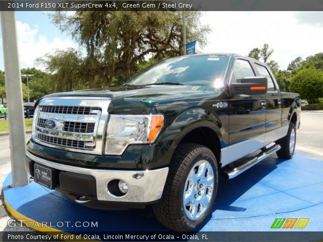 2014 Ford F150 XLT SuperCrew 4x4 in Green Gem