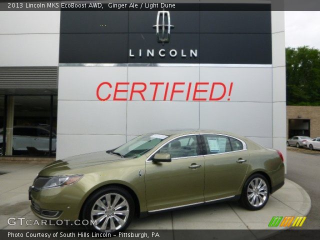 2013 Lincoln MKS EcoBoost AWD in Ginger Ale
