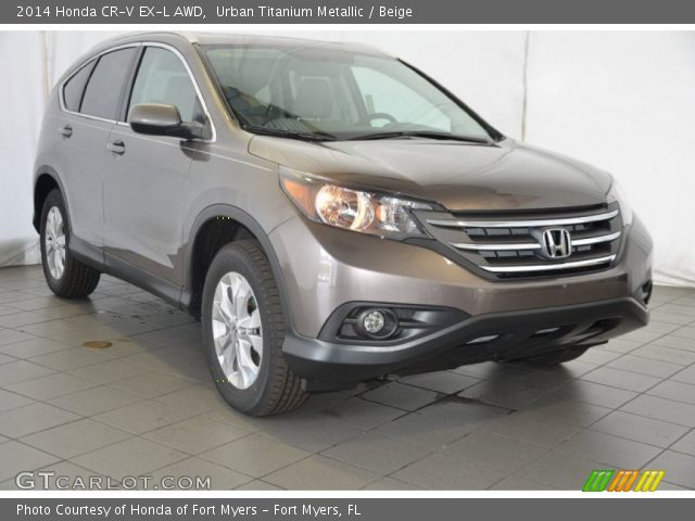 2014 Honda CR-V EX-L AWD in Urban Titanium Metallic