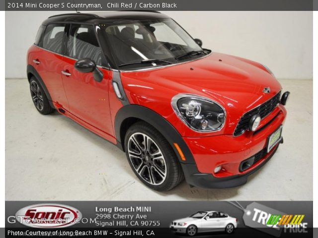 2014 Mini Cooper S Countryman in Chili Red