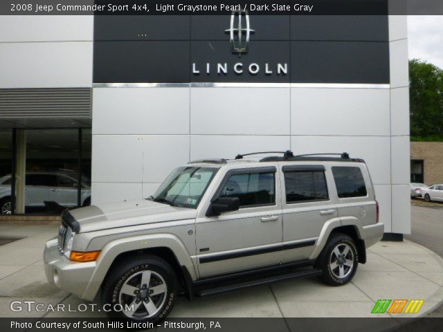 2008 Jeep Commander Sport 4x4 in Light Graystone Pearl