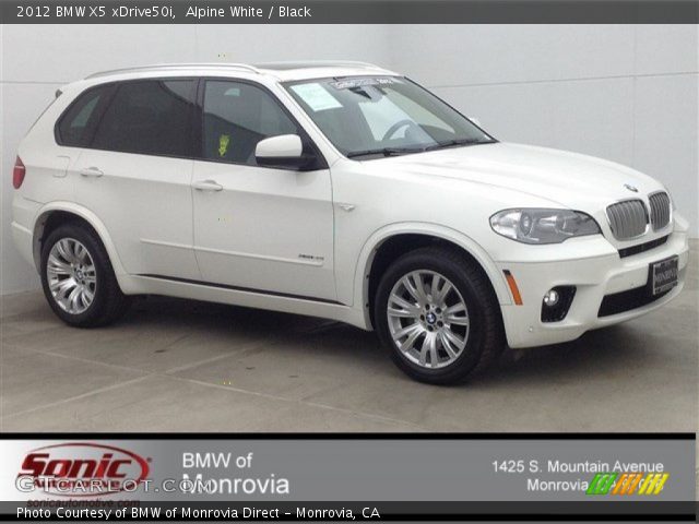 2012 BMW X5 xDrive50i in Alpine White