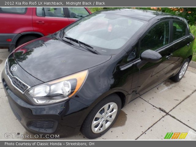 2012 Kia Rio Rio5 LX Hatchback in Midnight Black