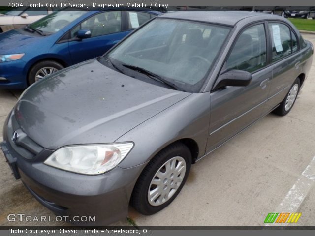 2004 Honda Civic LX Sedan in Magnesium Metallic