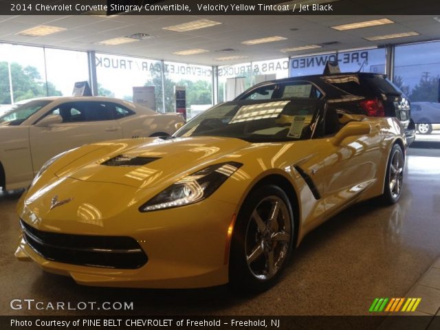 2014 Chevrolet Corvette Stingray Convertible in Velocity Yellow Tintcoat