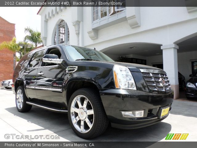 2012 Cadillac Escalade Hybrid 4WD in Black Raven