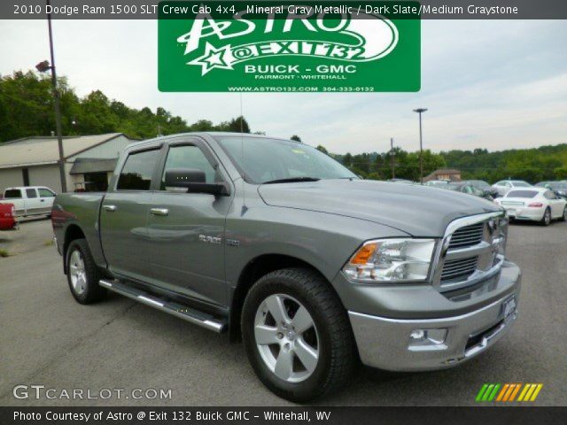 2010 Dodge Ram 1500 SLT Crew Cab 4x4 in Mineral Gray Metallic
