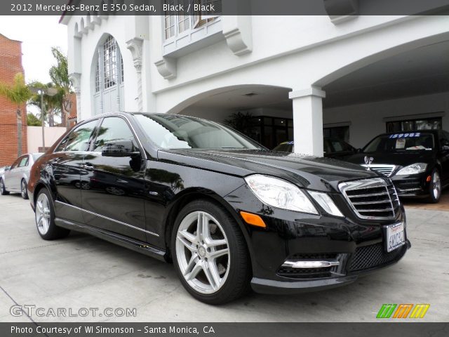 2012 Mercedes-Benz E 350 Sedan in Black
