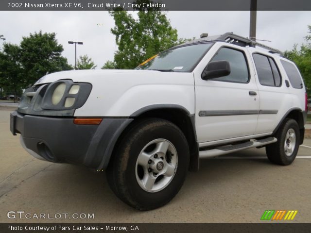 2002 Nissan Xterra XE V6 in Cloud White