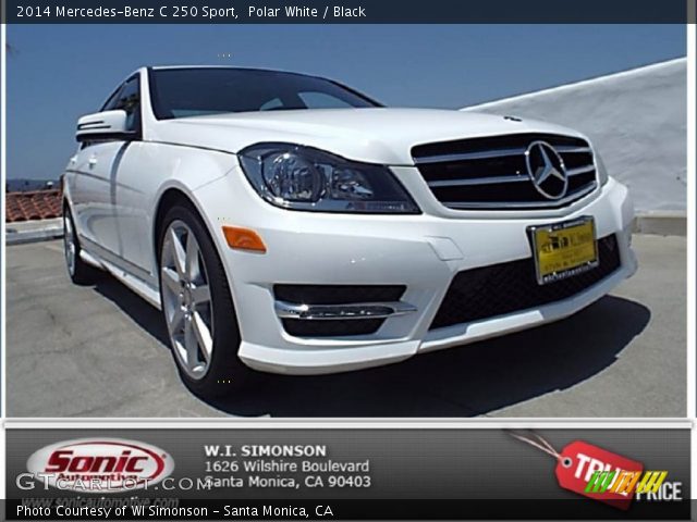 2014 Mercedes-Benz C 250 Sport in Polar White