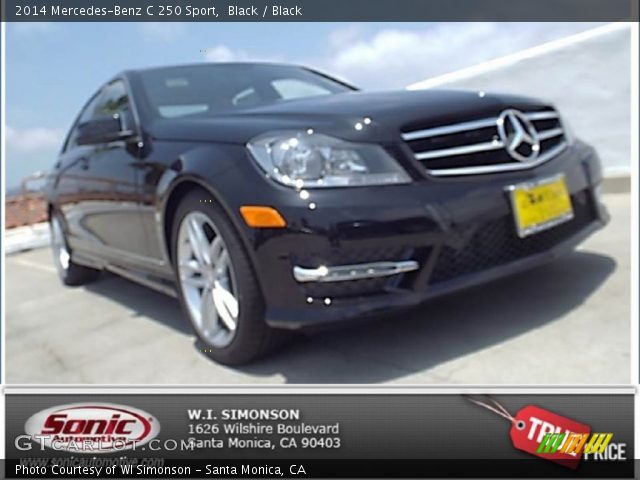2014 Mercedes-Benz C 250 Sport in Black
