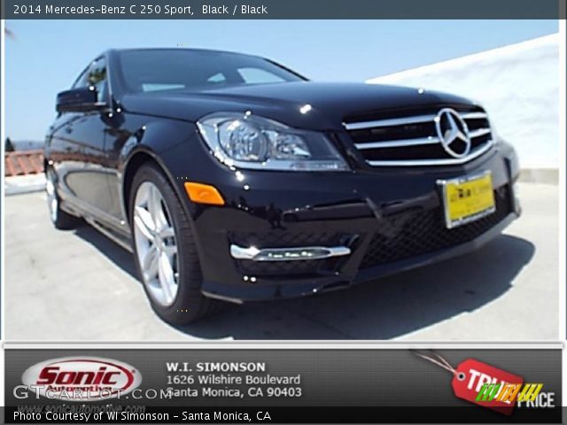 2014 Mercedes-Benz C 250 Sport in Black