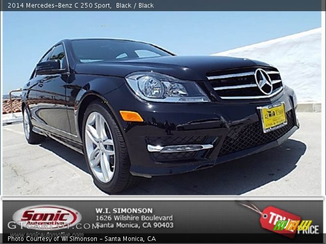 2014 Mercedes-Benz C 250 Sport in Black