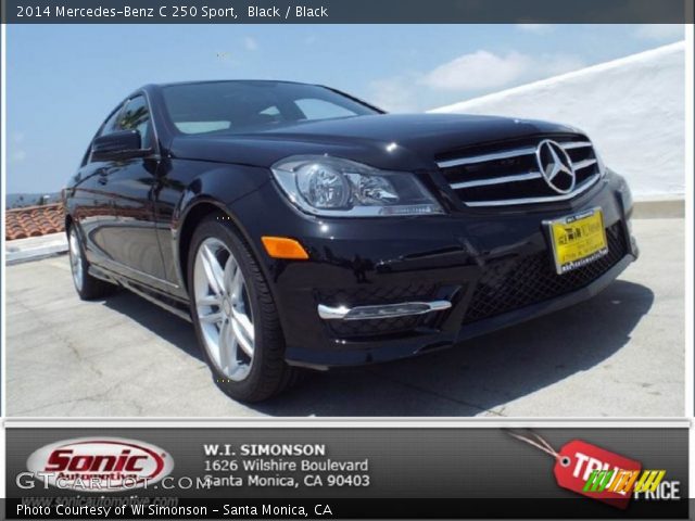 2014 Mercedes-Benz C 250 Sport in Black