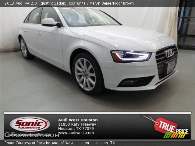 2013 Audi A4 2.0T quattro Sedan in Ibis White