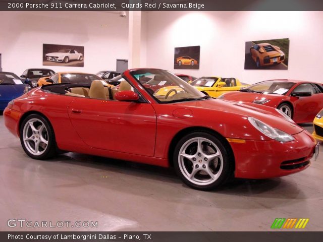 2000 Porsche 911 Carrera Cabriolet in Guards Red