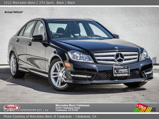 2012 Mercedes-Benz C 250 Sport in Black