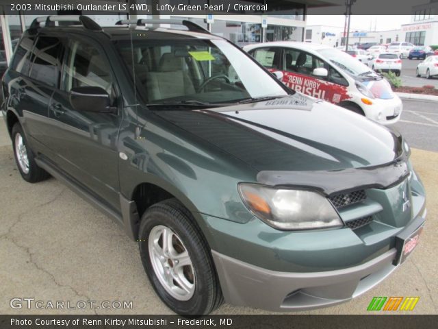 2003 Mitsubishi Outlander LS 4WD in Lofty Green Pearl
