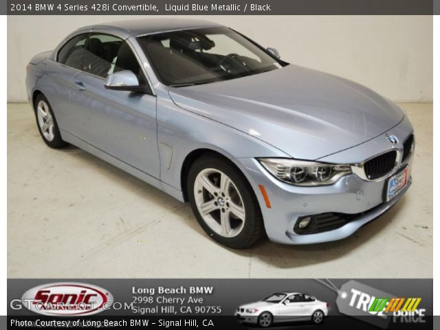 2014 BMW 4 Series 428i Convertible in Liquid Blue Metallic