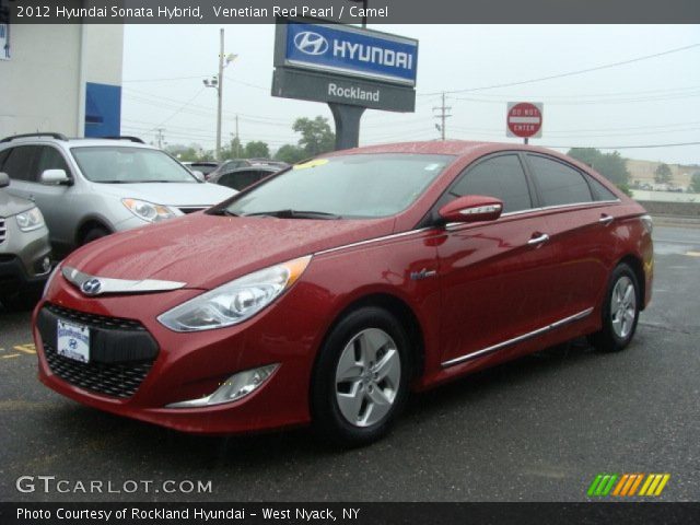 2012 Hyundai Sonata Hybrid in Venetian Red Pearl