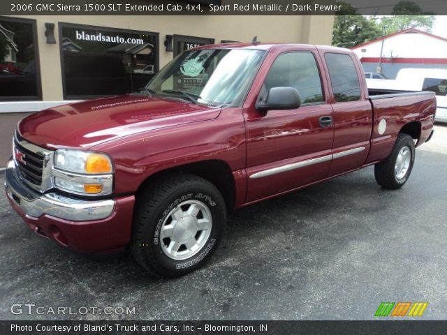 2006 GMC Sierra 1500 SLT Extended Cab 4x4 in Sport Red Metallic